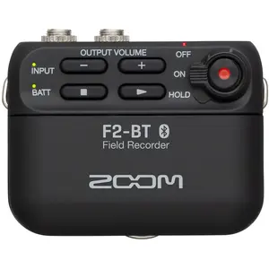 Zoom F2-BT (Handheld), Audiorecorder, Schwarz