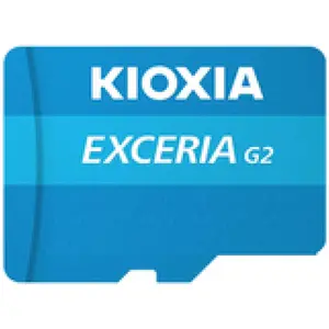 Kioxia Exceria Gen2 (256 GB, microSDHC, microSDXC, U3, UHS-I, UHS-III), Speicherkarte, Blau
