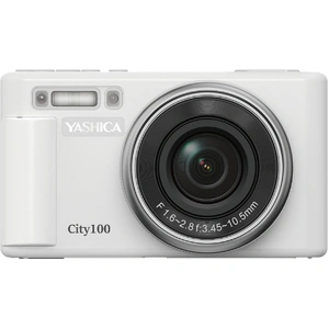 Yashica City 100, 72 MP, CMOS, 3x, 5K Ultra HD, 220 g, Silber, Weiß
