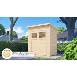 ALPHOLZ KONIFERA Gartenhaus Amrum 1, BxT: 191x139 cm, Inklusive Fussboden günstig