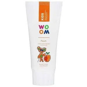 Woom Brand, Zahnpasta, Kids Toothpaste Peach 3-8 Years - Baby Toothpaste (50 ml) günstig