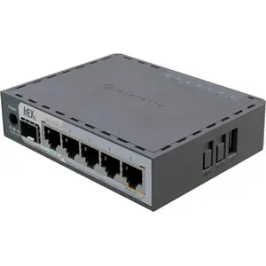 Mikrotik E60IUGS, Ethernet-WAN, Gigabit Ethernet, Schwarz