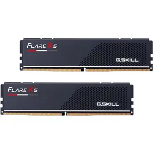 G.Skill DDR5 64GB PC 5200 CL40 (2x32GB) 64-GX2-FX5 FLARE A (2 x 32GB, 5200 MHz, DDR5-RAM, DIMM), RAM, Schwarz
