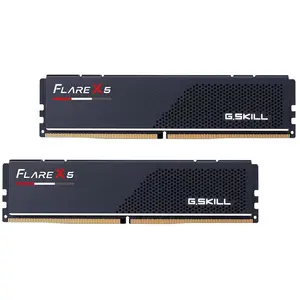 G.Skill DDR5 32GB PC 5200 CL40 (2x16GB) 32-GX2-FX5 FLARE A (2 x 16GB, 5200 MHz, DDR5-RAM, DIMM), RAM, Schwarz