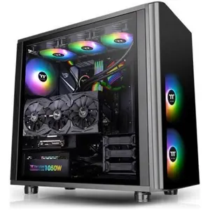Thermaltake View 31 (ATX, ITX, mATX), PC Gehäuse, Schwarz, Silber günstig