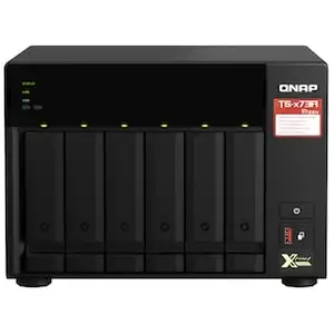 QNAP TS-673A, NAS, Tower, Ryzen Embedded, V1500B, 8 GB, DDR4