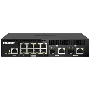 QNAP QSW-M2108R-2C Smart Managed Switch [2x 10GbE SFP+/RJ45 Combo, 8x ...