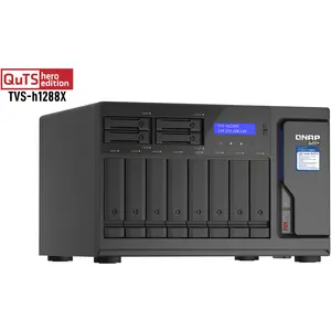 QNAP TVS-h1288X-W1250-16G (0 TB), NAS, Schwarz günstig
