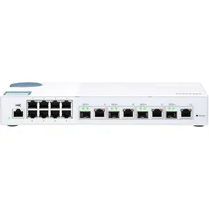 QNAP QSW-M408-4C Smart Managed Switch [4x 10GbE SFP+/RJ45 Combo, 8x 1G...