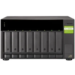 QNAP TL-D800C Erweiterungsgehäuse 8-Bay [0/8 HDD/SSD, 1x USB 3.2 Gen 2...