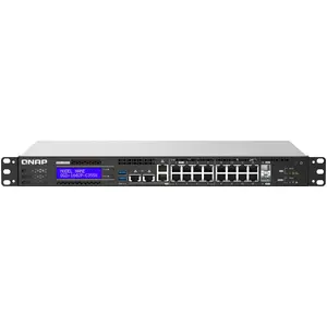 QNAP QGD-1602P, Managed, L2, Gigabit Ethernet (10/100/1000), Power ove...