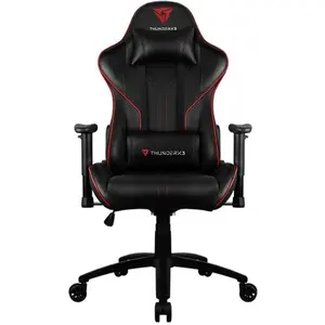 Thunder X3 Fauteuil compatible RC3 Hex RGB (Noir/Rouge), Gaming Stuhl, Schwarz, Rot