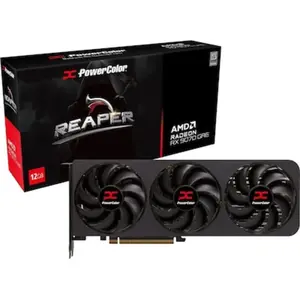Powercolor RX 9070 GRE Reaper 12GB - 12GB GDDR6, 1x HDMI, 3x DP