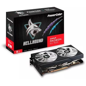 Powercolor Radeon RX 7600 Hellhound Grafikkarte - 8GB GDDR6, 1x HDMI, ...
