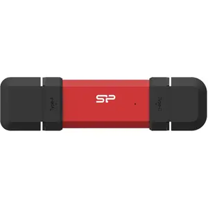 Silicon Power DS72 (500 GB, USB-A, USB-C), USB Stick, Schwarz, Rot günstig