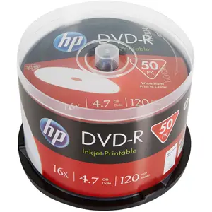 HP DVD-R IJ PRINT 16X 50PK cake (69317) (50x), Optischer Datenträger günstig