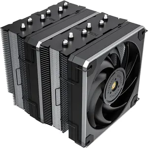 Montech Metal DT24 CPU-Kühler, 2x120mm (153 mm), CPU Kühler, Silber, S...