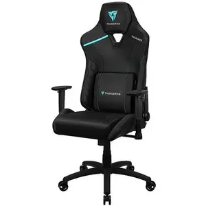 Thunder X3 Fauteuil Gamer compatible TC3 Max (Noir/Bleu), Gaming Stuhl, Schwarz, Blau