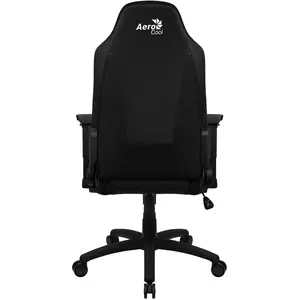 AeroCool Admiral Universal-Gamingstuhl Gepolsterter Sitz, Gaming Stuhl, Schwarz