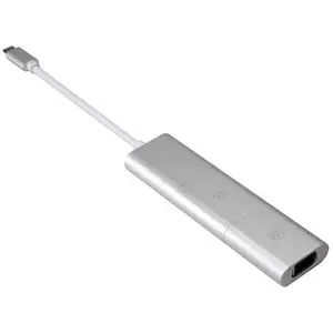 Silverstone SST-EP11S USB Kombiadapter - alu (HDMI, VGA, 12.30 cm), Data + Video Adapter, Silber günstig