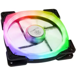 Silverstone SST-FW142-RGB, RGB Lüfter (140 mm), PC Lüfter, Schwarz, Tr...