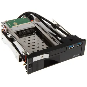Akasa Lokstor M51 Gehäuse für Speicherlaufwerke mit vordere Anschlüsse, SSD + Festplatte Zubehör günstig