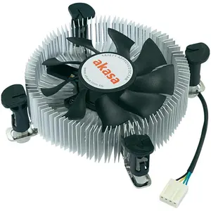 Akasa AK-CCE-7106HP Low Profile CPU-Kühler Intel (29.50 mm), CPU Kühler, Schwarz, Silber günstig