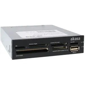 Akasa Ak-Icr-07 (USB 2.0), Speicherkartenlesegerät, Schwarz günstig