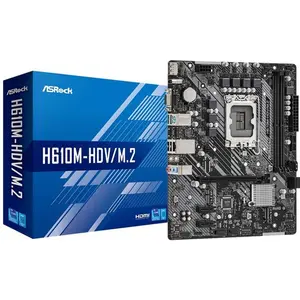 AsRock LGA 1700 (LGA 1700, Intel H610, mATX), Mainboard