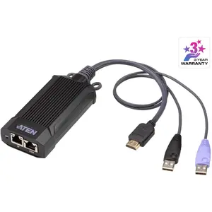 Aten HDMI USB KVM DigiProcessor, KVM Switch, Violett, Schwarz