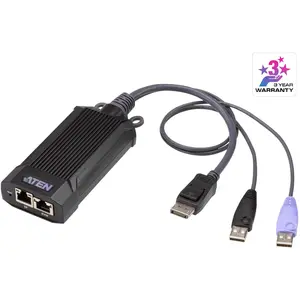 Aten DisplayPort USB KVM DigiProcessor, KVM Switch, Violett, Schwarz