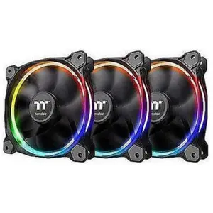 Thermaltake Riing 12 RGB Sync Edition (120 mm, 3x), PC Lüfter, Schwarz