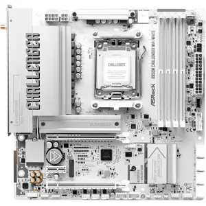ASRock B850M Challenger WiFi White Mainboard Sockel AM5
