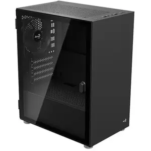 AeroCool PC Gehäuse CS-111-G-BK-v1 Mini-Tower Schwarz