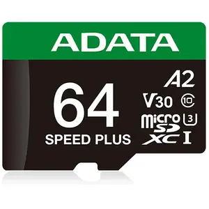 A-data Speed Plus Microsdxc Uhs-i 64gb U3 V30 A2 Speicherkarte
