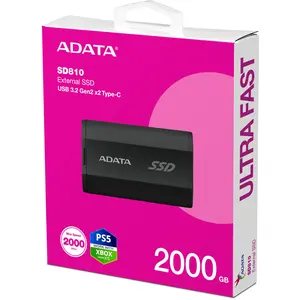ADATA SD810, 2 TB, USB Typ-C, USB 3.2 Gen 2x2, 2000 MB/s, Schwarz günstig