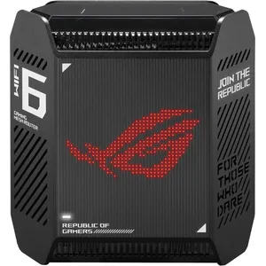 ASUS ROG Rapture GT6 AX10000 AiMesh 1 Pack, Schwarz, Intern, Mesh-Rout...