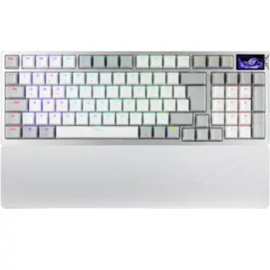 ASUS ROG Strix Azoth 96 HE White Gaming Tastatur - kabellose Gaming Ta...