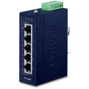 PLANET IGS-500T, Unmanaged, Gigabit Ethernet (10/100/1000), Vollduplex...