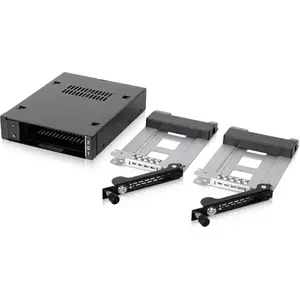 Icy Dock MB492SKL-B, Schwarz, 2.5", SATA, Serial Attached SCSI (SAS), Metall, HDD, SSD, 25,4 mm
