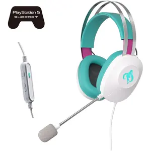 ASUS TUF Gaming H1 Gen II Hatsune Miku Edition, Kabelgebunden, Gaming, 20 - 20000 Hz, 297 g, Kopfhörer, Pink, Türkis, Weiß günstig