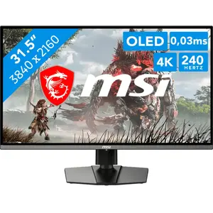 MSI MPG 321URXDE QD-OLED 4K Ultra HD Gaming Display 80 cm (31.5")