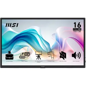 MSI PRO MP165DE E6 Tragbarer Monitor - 1920x1080 (FHD)