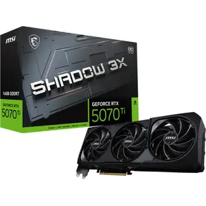 MSI GeForce RTX 5070 Ti 16G SHADOW 3X OC, GeForce RTX 5070 Ti, 16 GB, ...