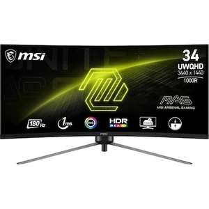 MSI MAG 345CQRDE Gaming Monitor - UWQHD, 180Hz, 1ms
