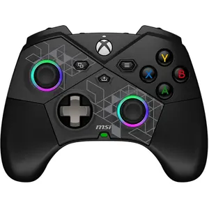 MSI Force Pro W (Android, PC, Xbox One S, Xbox One X, Xbox Series S, Xbox Series X), Gaming Controller, Schwarz