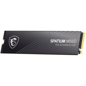 MSI Spatium M560 PCIE 5.0 NVME M.2 1TB, 1 TB, M.2, 10200 MB/s