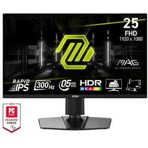 MSI MAG 255PXF, 62,2 cm (24.5"), 1920 x 1080 Pixel, Full HD, 0,5 ms, Schwarz