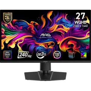 MSI MAG 271QP QD-OLED X24, 67,3 cm (26.5"), 2560 x 1440 Pixel, Wide Qu...