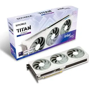 Sparkle Arc B580 Titan Luna OC (12 GB, GDDR6), Grafikkarte, Weiss günstig